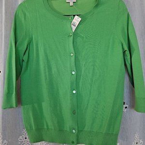 Talbots PS Cotton Cardigan Sweater Set